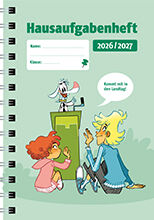 Hausaufgabenheft für Grundschulen 2026/27