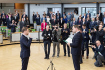 Alexander Dierks swears in Prime Minister