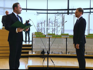 Ein Screenshot aus dem Erklärvideo des Landtags zum Thema Wahl des Ministerpräsidenten.