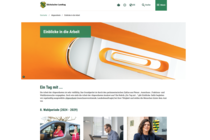 Ein Screenshot der Website des Sächsischen Landtags mit der Rubrik 