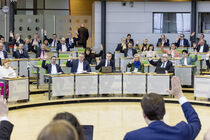 Abgeordnete der CDU-Fraktion im Plenarsaal