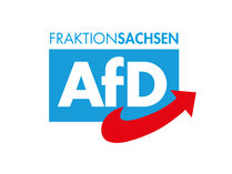 Das Logo der sächsischen Fraktion der AfD.