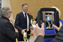 Landtagspräsident a. D. Dr. Matthias Rößler war zu Gast beim Neujahrsempfang im Landtag.
