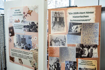 Ausstellungstafeln zum Projekt Hort der POS Rochlitz im Schloss